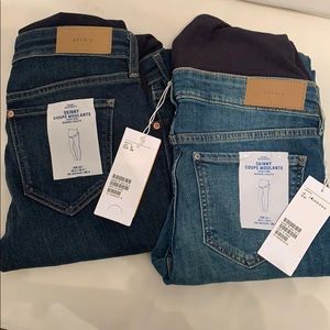 2 Pairs of H&M Maternity Jeans
